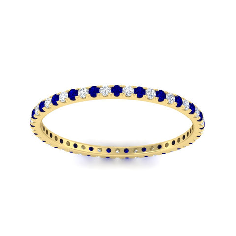 0.25-ct-round-diamond-eternity-band-with-sapphire-in-yellow-gold-FDEWB8371GSABLANGLE5-0.25CT-NL-YG
