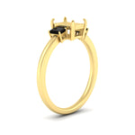 Load image into Gallery viewer, 0.25-ct-semi-mount-three-stone-black-diamond-engagement-ring-in-yellow-gold-fdenr9299smgblackangle2-0.25ct-nl-yg.jpg