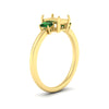 Load image into Gallery viewer, 0.25-ct-semi-mount-three-stone-emerald-engagement-ring-in-yellow-gold-fdenr9299smgemgrangle2-0.25ct-nl-yg.jpg