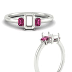Load image into Gallery viewer, 0.25-ct-semi-mount-three-stone-pink-sapphire-engagement-ring-in-white-gold-fdenr9299smgsadrpiangle3-0.25ct-nl-wg.jpg