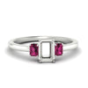 Load image into Gallery viewer, 0.25-ct-semi-mount-three-stone-pink-sapphire-engagement-ring-in-white-gold-fdenr9299smgsadrpisleep-0.25ct-nl-wg.jpg