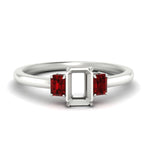Load image into Gallery viewer, 0.25-ct-semi-mount-three-stone-ruby-engagement-ring-in-white-gold-fdenr9299smgrudrsleep-0.25ct-nl-wg.jpg