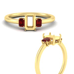 Load image into Gallery viewer, 0.25-ct-semi-mount-three-stone-ruby-engagement-ring-in-yellow-gold-fdenr9299smgrudrangle3-0.25ct-nl-yg.jpg