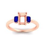 Load image into Gallery viewer, 0.25-ct-semi-mount-three-stone-sapphire-engagement-ring-in-rose-gold-fdenr9299smgsablangle5-0.25ct-nl-rg.jpg