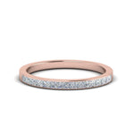 Load image into Gallery viewer, 0.25-ct.-princess-diamond-channel-wedding-band-in-14K-rose-gold-FD8382-0.25CTB-NL-RG
