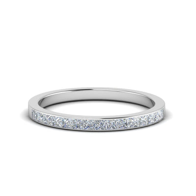0.25 Ct. Princess Channel Wedding Band