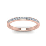 Load image into Gallery viewer, 0.25-ct.-princess-diamond-channel-wedding-band-in-18K-rose-gold-FD8382-0.25CTBANGLE5-NL-RG
