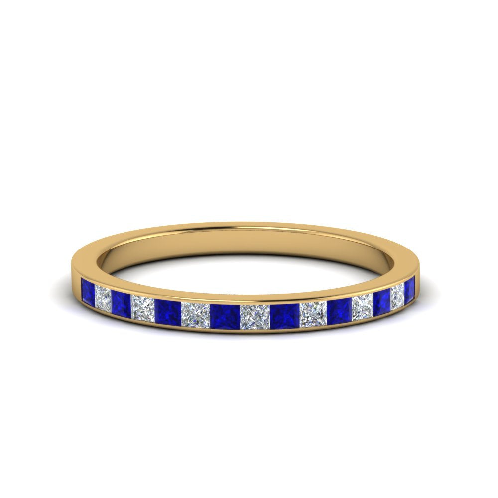 0.25-ct.-princess-diamond-channel-wedding-band-with-blue-sapphire-in-14K-yellow-gold-FD8382-0.25CTBGSABL-NL-YG