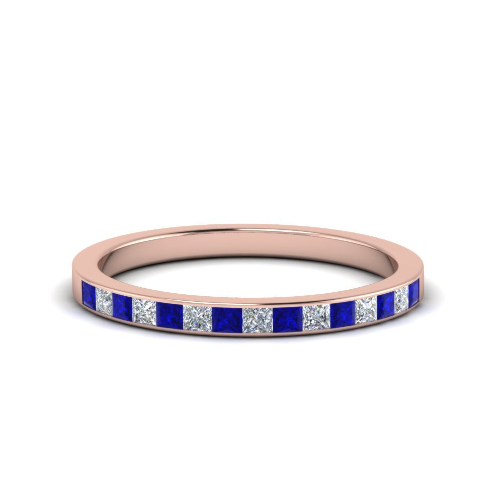 0.25-ct.-princess-diamond-channel-wedding-band-with-blue-sapphire-in-18K-rose-gold-FD8382-0.25CTBGSABL-NL-RG