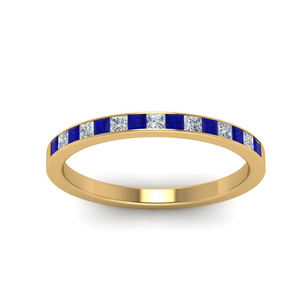 0.25-ct.-princess-diamond-channel-wedding-band-with-blue-sapphire-in-18K-yellow-gold-FD8382-0.25CTBGSABLANGLE5-NL-YG