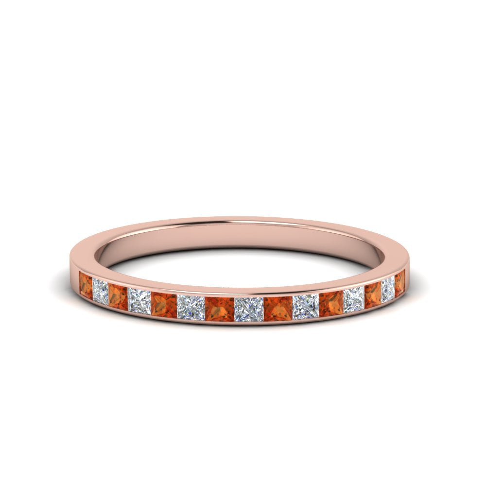 0.25-ct.-princess-diamond-channel-wedding-band-with-orange-sapphire-in-14K-rose-gold-FD8382-0.25CTBGSAOR-NL-RG