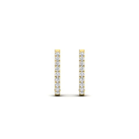 0.25-diamond huggie earrings-in-yellow-gold-FDEAR11260ANGLE2-0.25-NL-YG