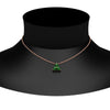 Load image into Gallery viewer, 0.30-carat-mini-3-stone-emerald-pendant-in-FDPD1129GEMGR-0.30CT-NL-RG