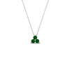 Load image into Gallery viewer, 0.30-carat-mini-3-stone-emerald-pendant-in-FDPD1129GEMGR-0.30CT-NL-WG