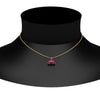 Load image into Gallery viewer, 0.30-carat-mini-3-stone-pink-sapphire-pendant-in-FDPD1129GSADRPI-0.30CT-NL-YG