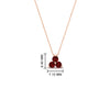 Load image into Gallery viewer, 0.30-carat-mini-3-stone-ruby-pendant-in-FDPD1129GRUDR-0.30CT-NL-RG