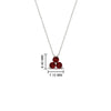 Load image into Gallery viewer, 0.30-carat-mini-3-stone-ruby-pendant-in-FDPD1129GRUDR-0.30CT-NL-WG