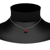 Load image into Gallery viewer, 0.30-carat-mini-3-stone-ruby-pendant-in-FDPD1129GRUDR-0.30CT-NL-WG