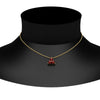 Load image into Gallery viewer, 0.30-carat-mini-3-stone-ruby-pendant-in-FDPD1129GRUDR-0.30CT-NL-YG