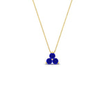 Load image into Gallery viewer, 0.30-carat-mini-3-stone-sapphire-pendant-in-FDPD1129GSABL-0.30CT-NL-YG
