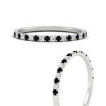 Load image into Gallery viewer, 0.30-ct-french-prong-eternity-black-diamond-ring-in-white-gold-FD8370GBLACKANGLE3-0.30CT-NL-WG.jpg
