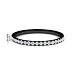Load image into Gallery viewer, 0.30-ct-french-prong-eternity-diamond-ring-in-black-gold-FD8370-0.30CT-NL-BG-HW.jpg
