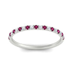 Load image into Gallery viewer, 0.30-ct-french-prong-eternity-pink-sapphire-ring-in-white-gold-FD8370GSADRPIANGLE5-0.30CT-NL-WG.jpg
