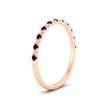 Load image into Gallery viewer, 0.30-ct-french-prong-eternity-ruby-ring-in-rose-gold-FD8370GRUDRANGLE2-0.30CT-NL-RG.jpg
