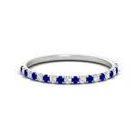 Load image into Gallery viewer, 0.30-ct-french-prong-eternity-sapphire-ring-in-white-gold-FD8370GSABL-0.30CT-NL-WG.jpg

