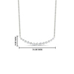Load image into Gallery viewer, 0.30-ct.-graduated-round-diamond-fixed-smile-necklace-in-FDNK8056ANGLE1-0.30CT-NL-WG