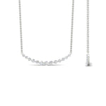 Load image into Gallery viewer, 0.30-ct.-graduated-round-diamond-fixed-smile-necklace-in-FDNK8056ANGLE1-0.30CT-NL-WG
