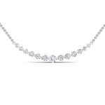 Load image into Gallery viewer, 0.30-ct.-graduated-round-diamond-fixed-smile-necklace-in-FDNK8056ANGLE1-0.30CT-NL-WG