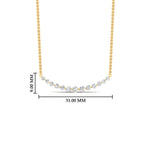 Load image into Gallery viewer, 0.30-ct.-graduated-round-diamond-fixed-smile-necklace-in-FDNK8056ANGLE1-0.30CT-NL-YG