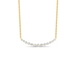 Load image into Gallery viewer, 0.30-ct.-graduated-round-diamond-fixed-smile-necklace-in-FDNK8056ANGLE1-0.30CT-NL-YG