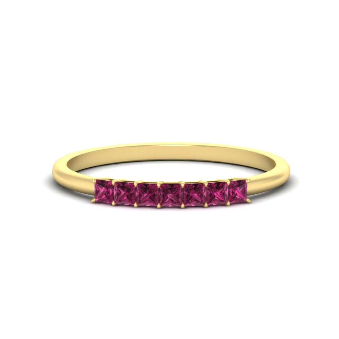 0.35-ct-septet-princess-cut-pink-sapphire-wedding-band-in-yellow-gold-fdwb179prgsadrpisleep-0.35ct-nl-yg.jpg
