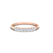 Septet Princess Cut Wedding Band