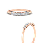 Load image into Gallery viewer, Septet Princess Cut Wedding Band
