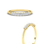 Load image into Gallery viewer, Septet Princess Cut Wedding Band
