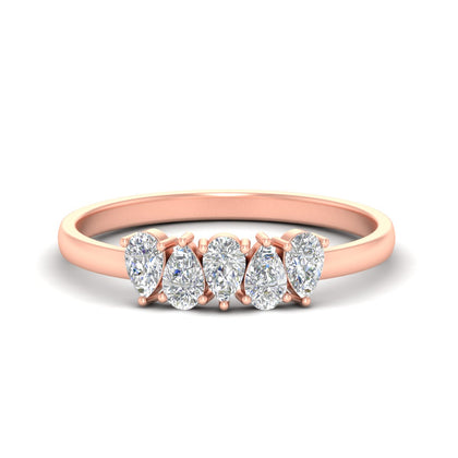 0.5-ct-teardrop-diamond-five-stone-wedding-band-in-rose-gold-fdwb8008pesleep-0.50ct-nl-rg.jpg