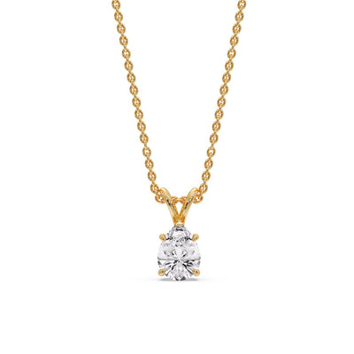 Pear Shaped Solitaire Necklace