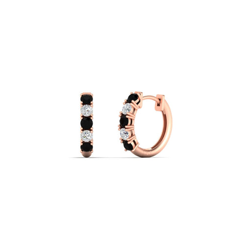 0.50-carat-5-stone-black-diamond-huggie-hoop-earrings-in-rose-gold-FDEAR10773GBLACKANGLE2-NL-RG