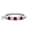 Load image into Gallery viewer, 0.50-carat-5-stone-diamond-and-ruby-basket-prong-wedding-anniversary-band-in-white-gold-FDENS141ROBGRUDRANGLE3-0.50CT-NL-WG