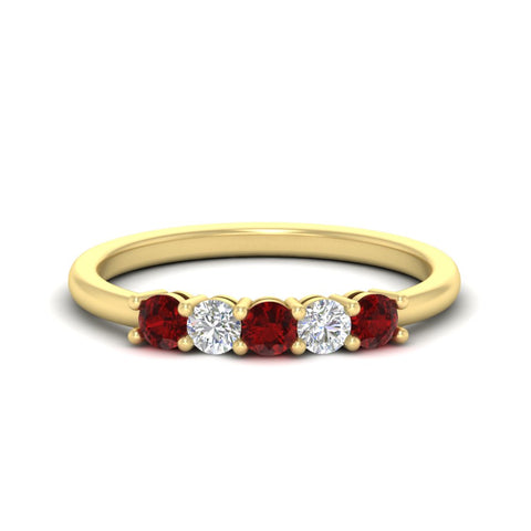 0.50-carat-5-stone-diamond-and-ruby-basket-prong-wedding-anniversary-band-in-yellow-gold-FDENS141ROBGRUDRANGLE3-0.50CT-NL-YG