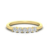 Load image into Gallery viewer, 0.50-carat-5-stone-diamond-basket-prong-wedding-anniversary-band-in-yellow-gold-FDENS141ROBANGLE3-0.50CT-NL-YG