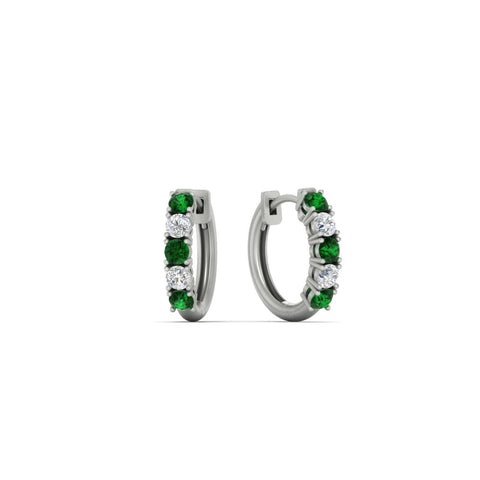 0.50-carat-5-stone-emerald-huggie-hoop-earrings-in-white-gold-FDEAR10773GEMGRANGLE2-NL-WG