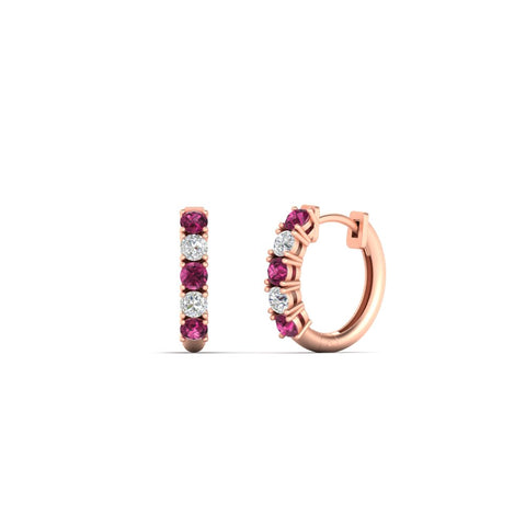 0.50-carat-5-stone-pink-sapphire-huggie-hoop-earrings-in-rose-gold-FDEAR10773GSADRPIANGLE2-NL-RG