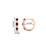 Load image into Gallery viewer, 0.50-carat-5-stone-ruby-huggie-hoop-earrings-in-rose-gold-FDEAR10773GRUDRANGLE1-NL-RG_e11d36b6-a92e-4345-a533-2b3ac5a4afe1
