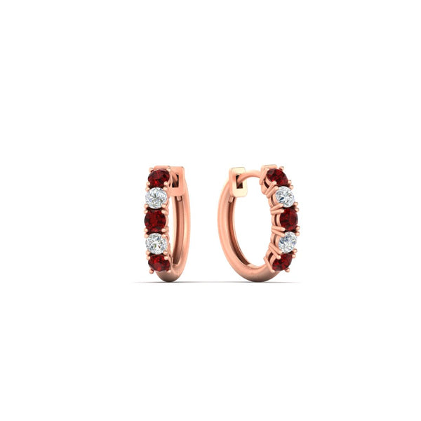 0.50-carat-5-stone-ruby-huggie-hoop-earrings-in-rose-gold-FDEAR10773GRUDRANGLE2-NL-RG