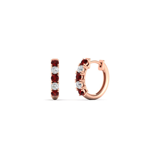 0.50-carat-5-stone-ruby-huggie-hoop-earrings-in-rose-gold-FDEAR10773GRUDRANGLE2-NL-RG