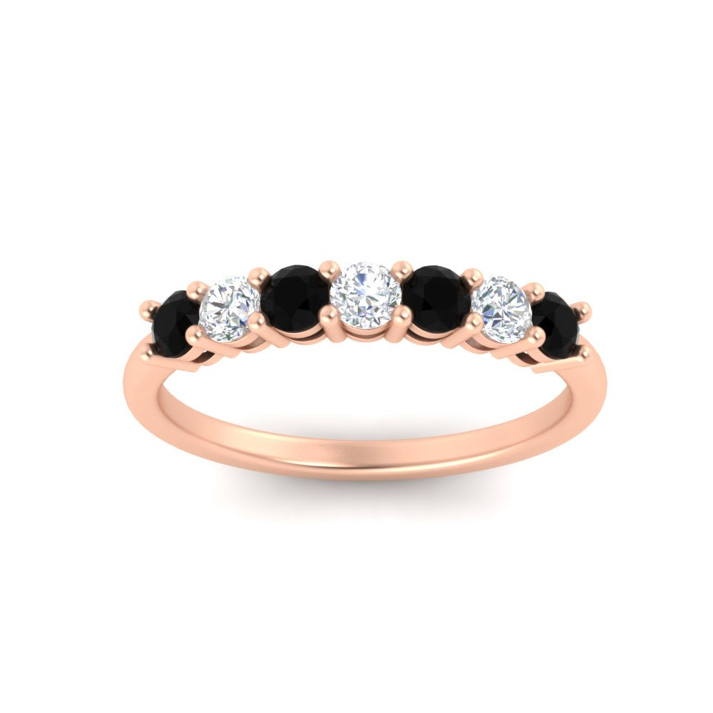 0.50-carat-7-stone-black-diamond-wedding-band-ring-in-rose-gold-FDENS141BGBLACKANGLE5-0.5CT-NL-RG